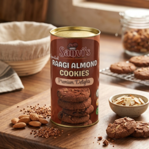 sprouted ragi almond cookies premium delights