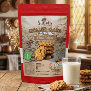 rolled oats cookies | classic delights | high fiber & naturally gluten free | 200gms pack